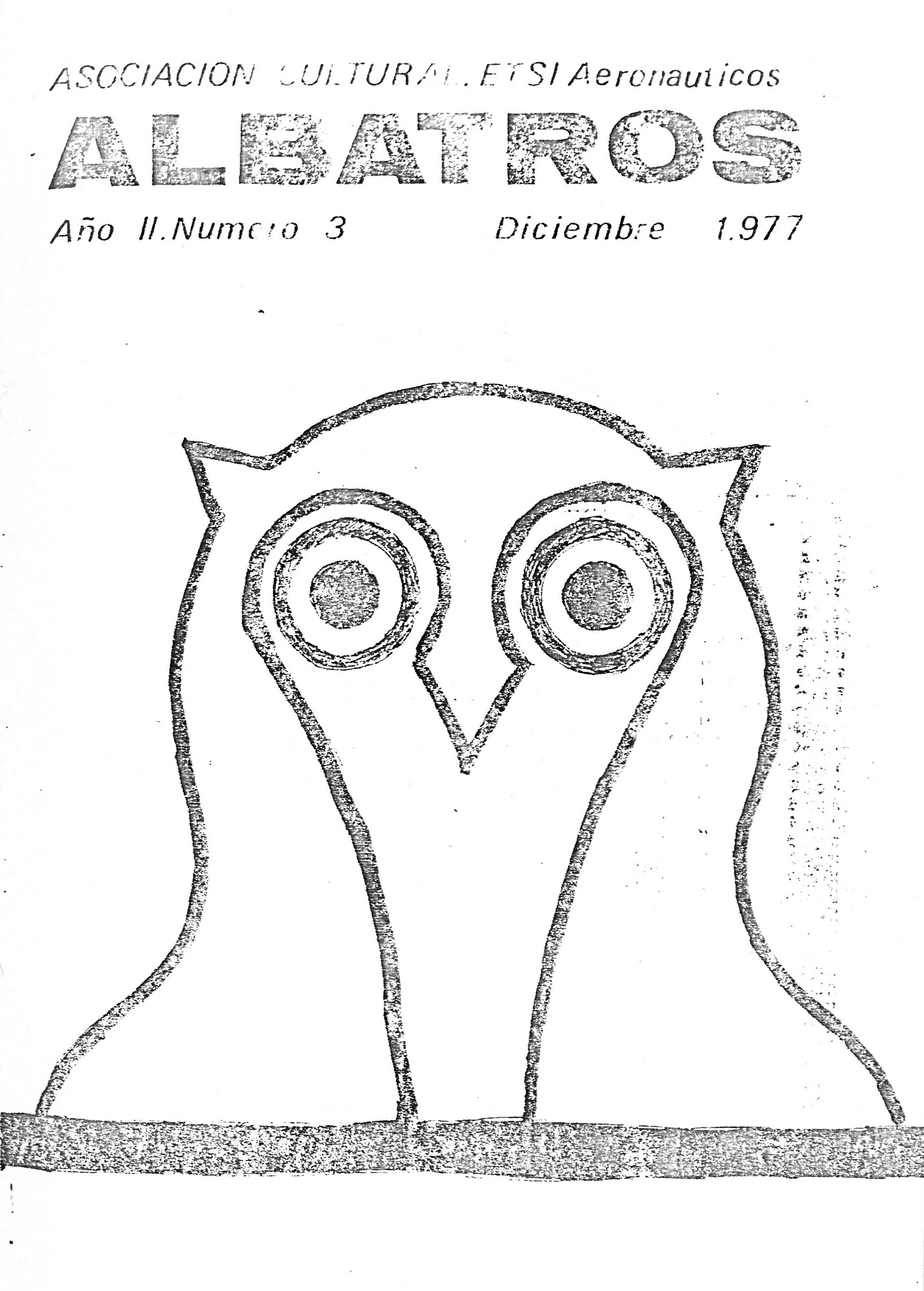 Portada Revista Albatros Núm. 3